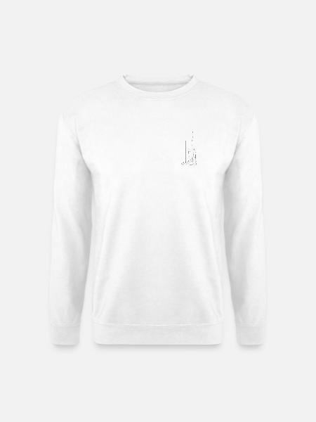 Stiletto-Silhouette Noir - Unisex Pullover - Weiß
