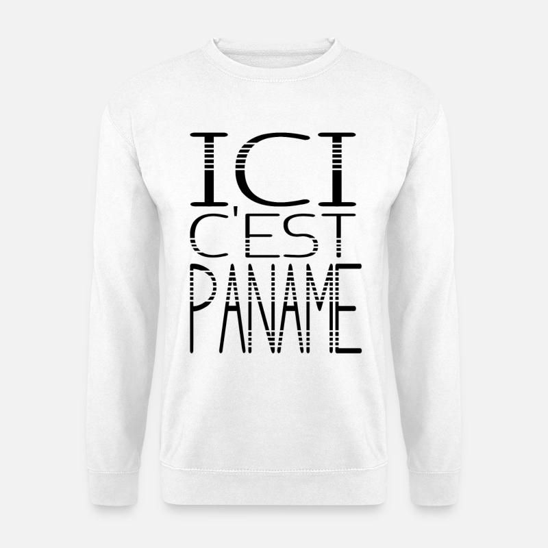 Ätherische Leoparden-Illustration in Schwarz-Weiß - Unisex Pullover - Weiß
