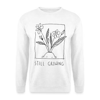 Still Growing - Unisex Pullover - Weiß - Vorne
