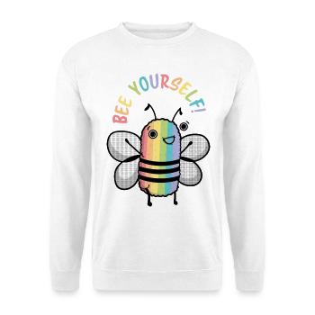 Bleiben Sie Ihre! Biene selbst * - Unisex Pullover - Weiß - Vorne