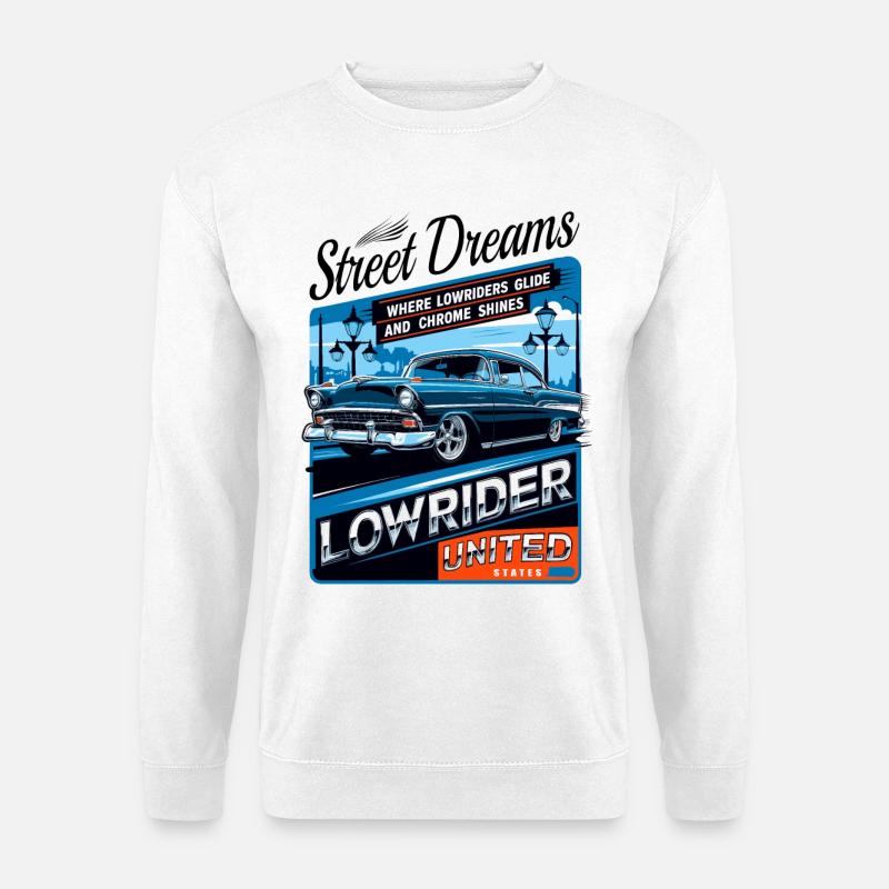 Lowrider Auto - Unisex Pullover - Weiß