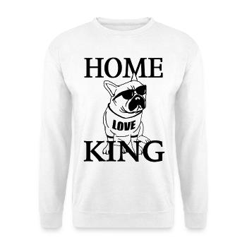 Dog Mom | Cute Dog Lover Statement Design - Unisex Sweatshirt - white - Front