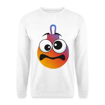 Worried Christmas Ball - Unisex Sweatshirt - white - Front