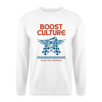 Turbo Boost Culture - Unisex Sweatshirt - white - Front