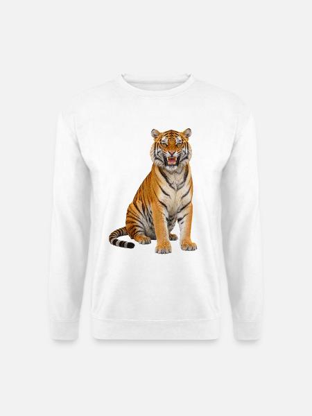 Tiger - Unisex Pullover - Weiß