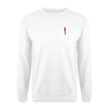 Ræv - Unisex sweater - hvid - Foran