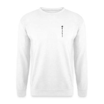 Tischler traditionelles Symbol vertikaler Schrift - Unisex Pullover - Weiß - Vorne