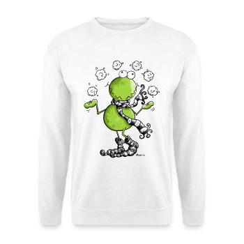 Winter Frosch - Unisex Pullover - Weiß - Vorne