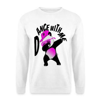 Danse du panda - Sweat-shirt Unisexe - blanc - Devant