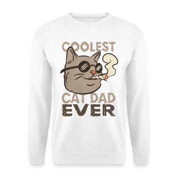 Cat Dad - Unisex Sweatshirt - white - Front