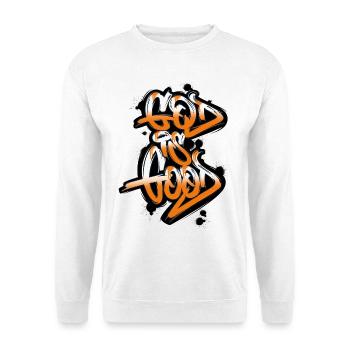 God is Good Graffiti - Urban Faith Style! - Unisex Pullover - Weiß - Vorne
