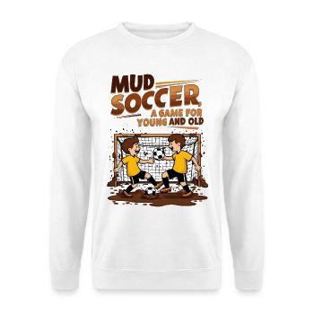 Mud football - Unisex Sweatshirt - white - Front
