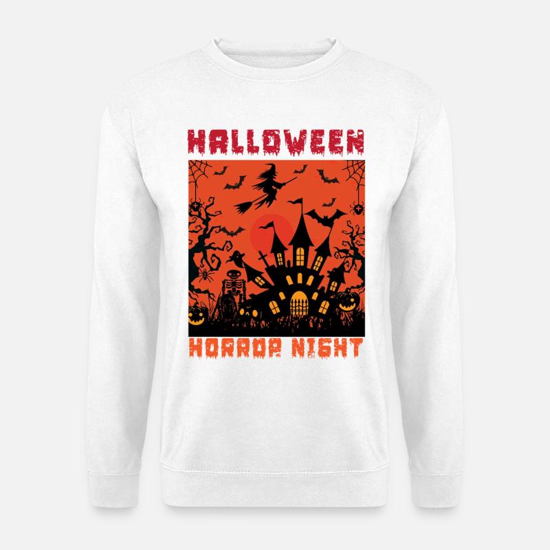 Halloween Horror Nacht - Unisex Pullover - Weiß