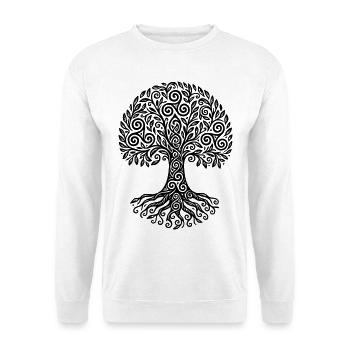 Triskel Tree of Life - Unisex Sweatshirt - white - Front