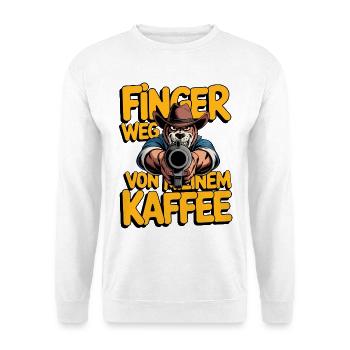 Lâche mon café - Sweat-shirt Unisexe - blanc - Devant