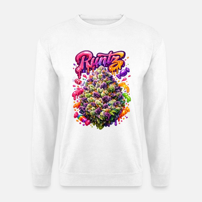 Runtz Candy Graffiti Kunstdruck - Unisex Pullover - Weiß