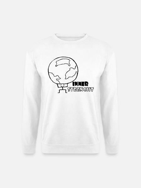 inner strength - Unisex Pullover - Weiß