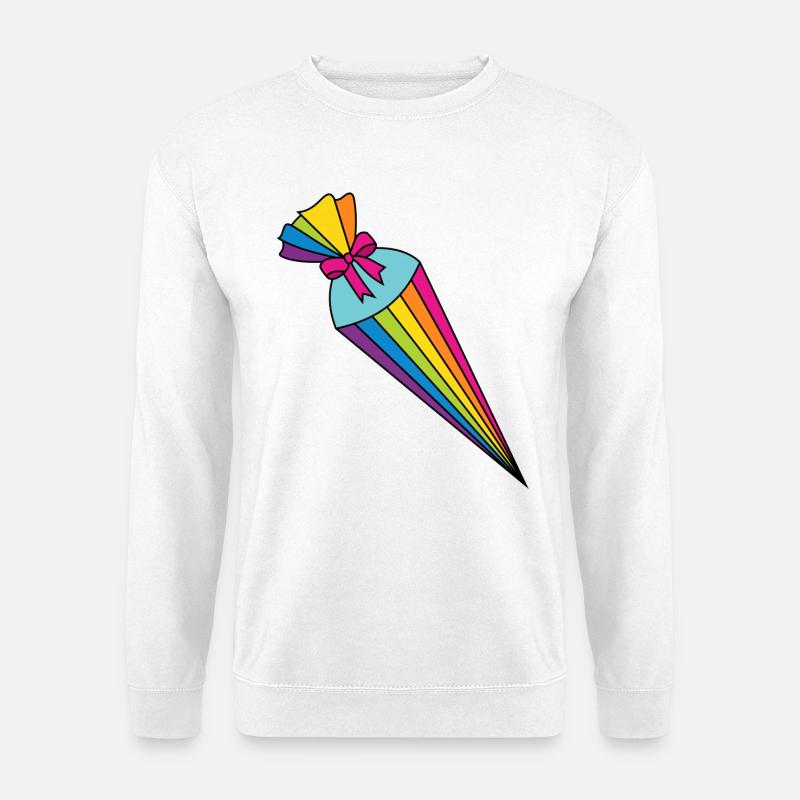 Schultüte Zuckertüte - Unisex Pullover - Weiß