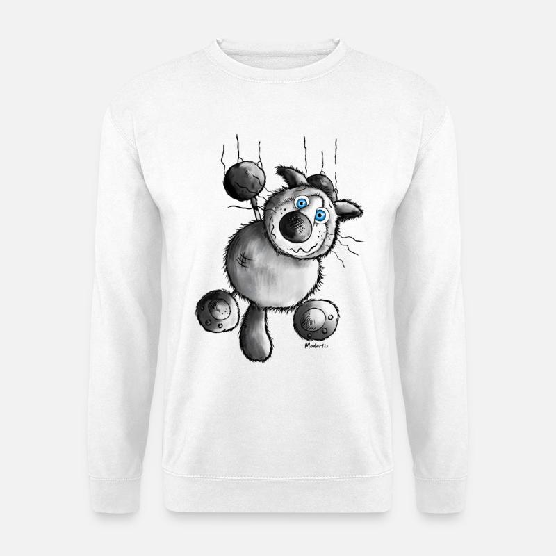 Kratzkatze - Katze - Siamkatze - Kitten - Cat - Unisex Pullover - Weiß