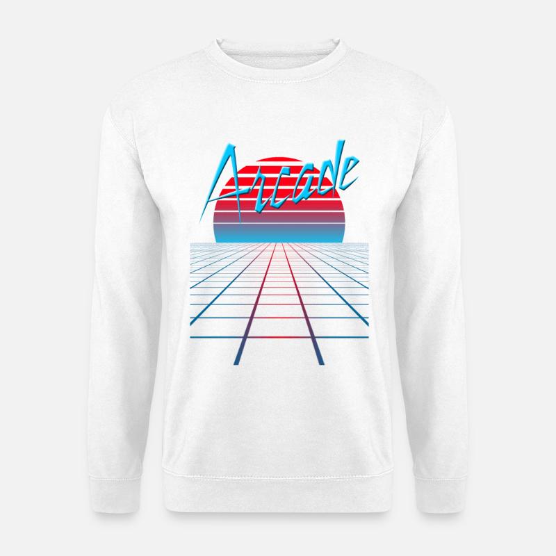 NERDY forever - Arcade - Unisex Pullover - Weiß
