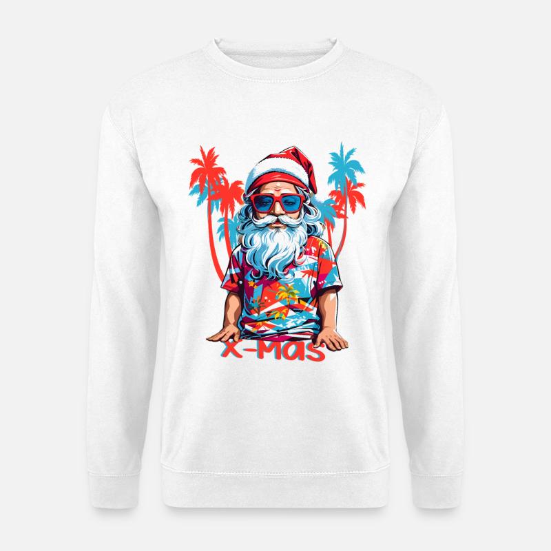 Coole Weihnachtsmann - Unisex Pullover - Weiß