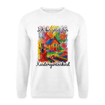 Maternelle - Sweat-shirt Unisexe - blanc - Devant