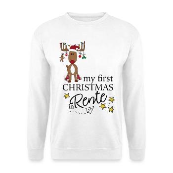 lustige sprüche für Rentner - Unisex Pullover - Weiß - Vorne