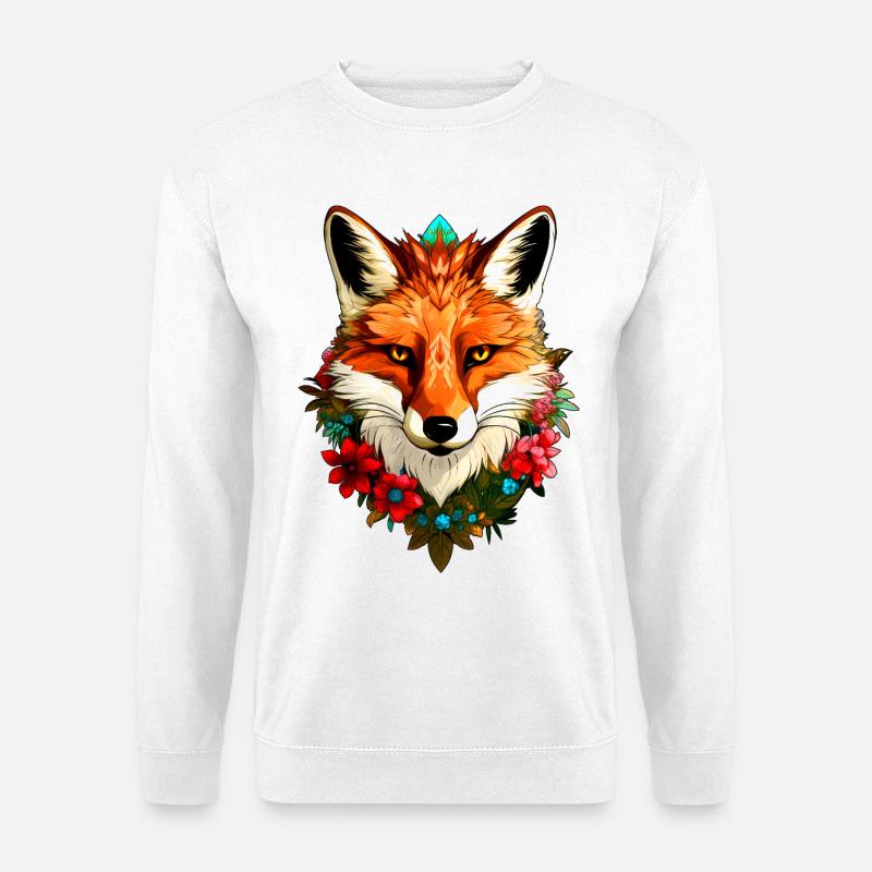 Füchse Style - Unisex Pullover - Weiß