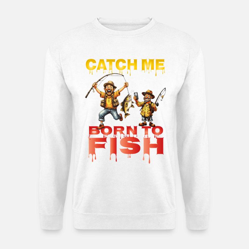 Catch_me_ - Unisex Sweatshirt - white