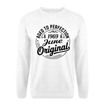Juni 1969 – Legende der Gipfel und Berge - Unisex Pullover - Weiß - Vorne