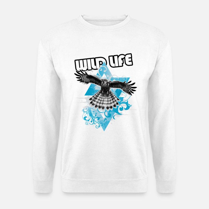 Free Eagle und Chart - Unisex Pullover - Weiß