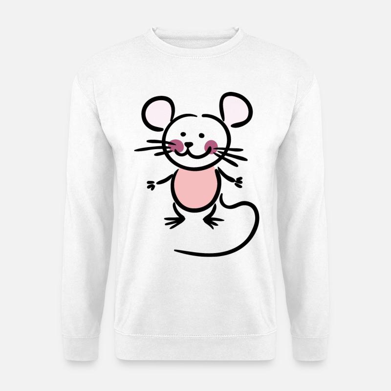 mouse - Unisex Sweatshirt - white