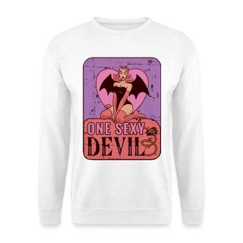 Sexy devil - Unisex Sweatshirt - white - Front