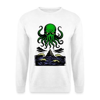 Cthulhu Retro 2 - Unisex Sweatshirt - white - Front