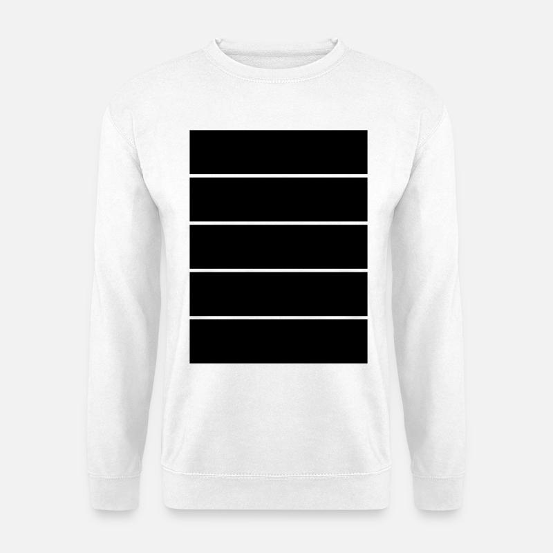 Minimalist horizontal lines - Unisex Sweatshirt - white
