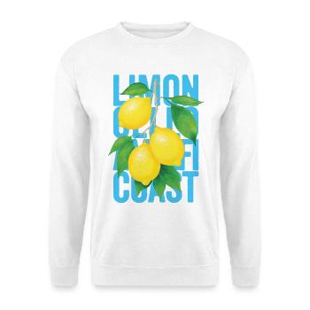 Limoncello Zitronen Amalfi Italien Sommer - Unisex Pullover - Weiß - Vorne