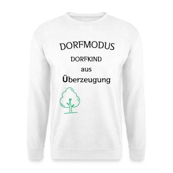 DORFMODUS - Unisex Pullover - Weiß - Vorne