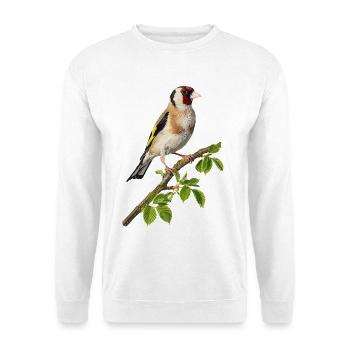 Stieglitz - Unisex Pullover - Weiß - Vorne - Alina (178cm) & Michal (187cm)