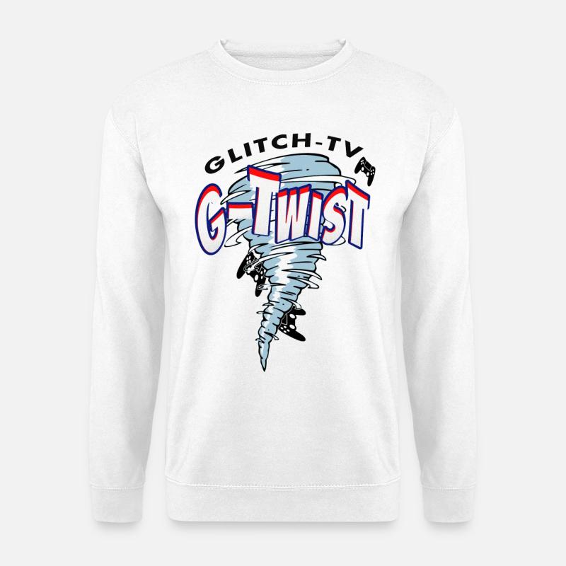 Gamer Tornado - Unisex Pullover - Weiß
