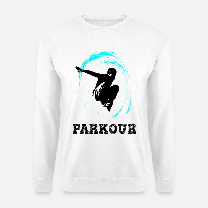 Parkour - Unisex Pullover - Weiß