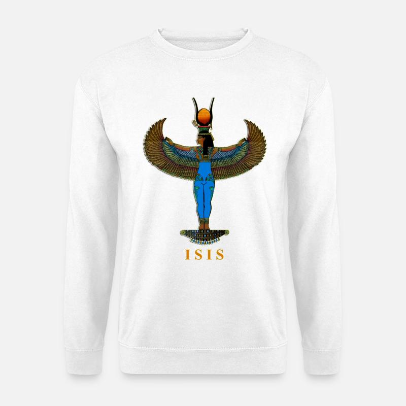 ISIS SCHÖPFUNG Louis RUNEMBERG © Adagp - Unisex Pullover - Weiß