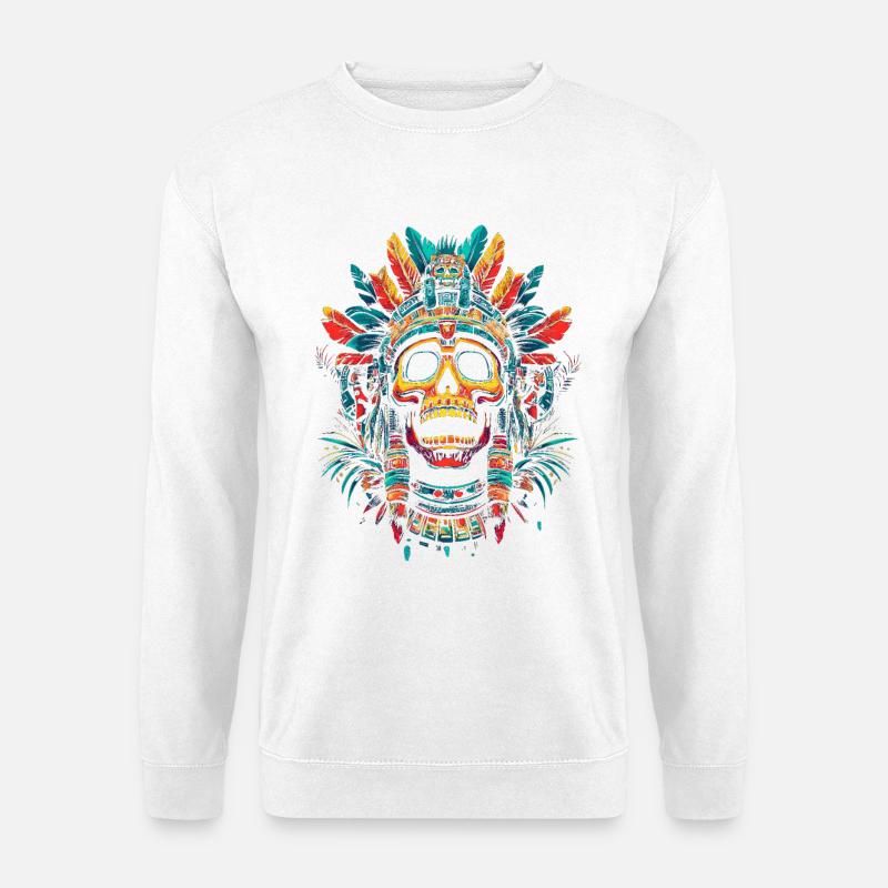 Aztec - Unisex Pullover - Weiß