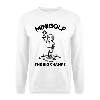 -golf pour enfants - Sweat-shirt Unisexe - blanc - Devant