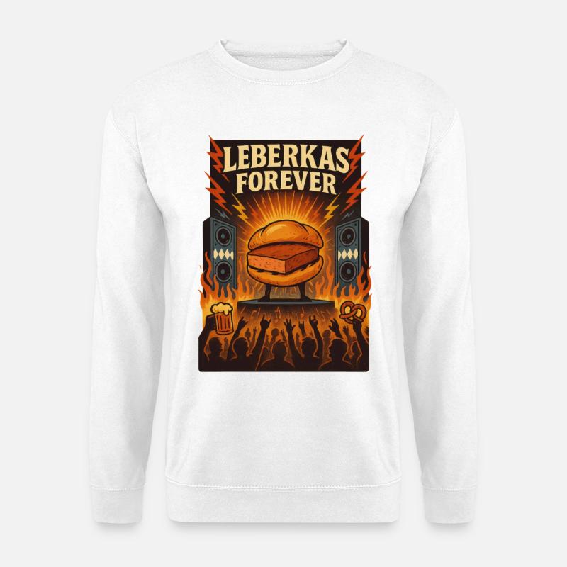 Leberkas Forever - Unisex Pullover - Weiß