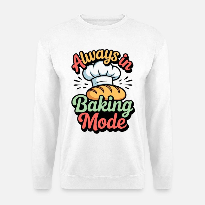 Immer im Backmodus - Unisex Pullover - Weiß