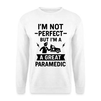 Super paramedic rescue - Unisex Sweatshirt - white - Front