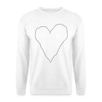 Love is imperfect - Unisex Sweatshirt - white - Front