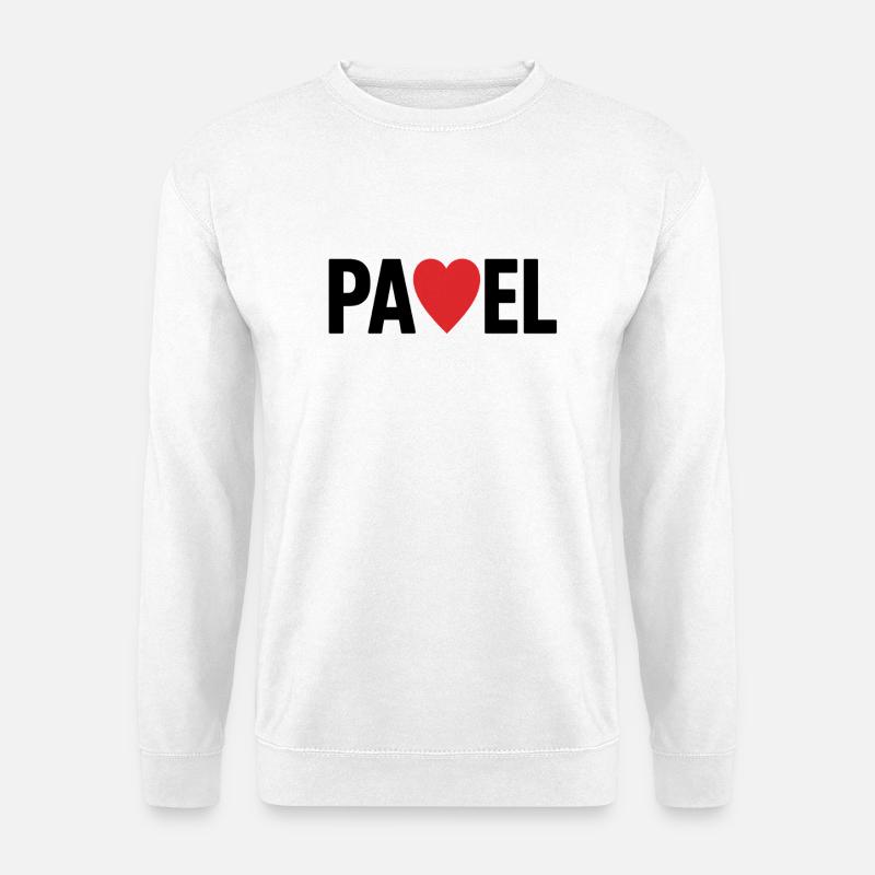 Padel Herz Logo - Unisex Pullover - Weiß
