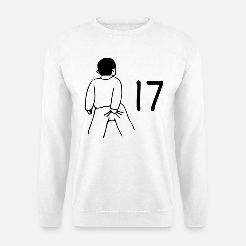 17-års fødselsdag - 17 år - Unisex sweater - hvid