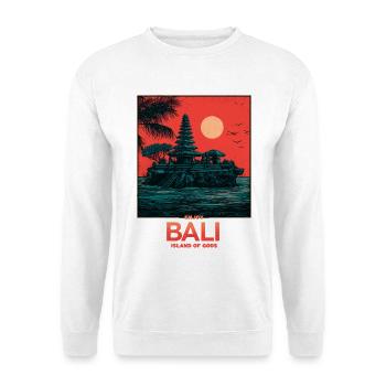 Île des Dieux de Bali - Sweat-shirt Unisexe - blanc - Devant